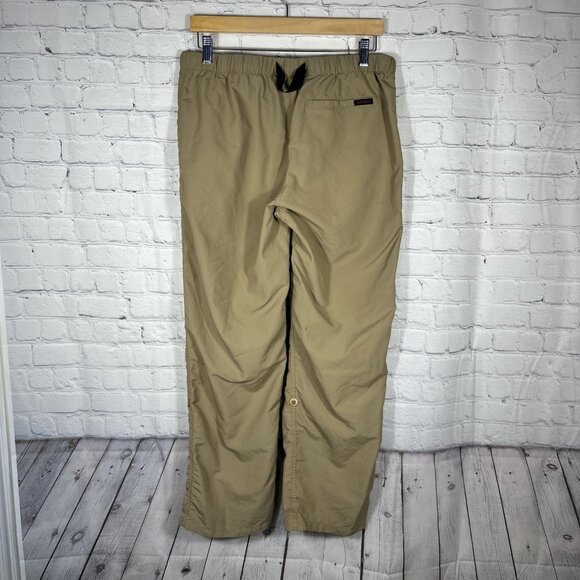 Gramicci Pants Women’s Size L Tan Beige Belted Climbing Nylon Roll Up W-0112JX - Picture 8 of 13
